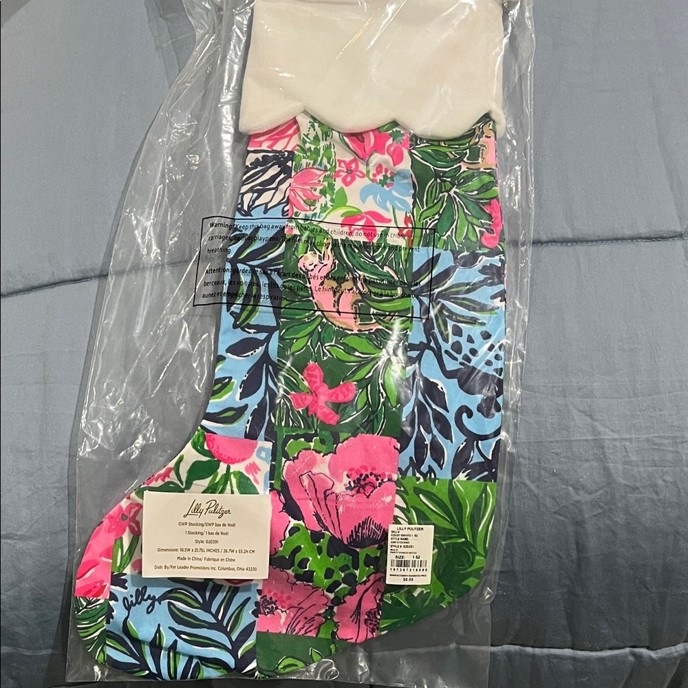 Lilly Pulitzer Christmas Stocking